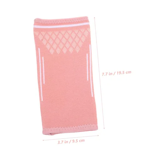 Vista 2 de 1 par de muñequeras de voleibol deportivas elásticas para mujer, manga acolchada para el codo para mujer, mangas de compresión cómodas