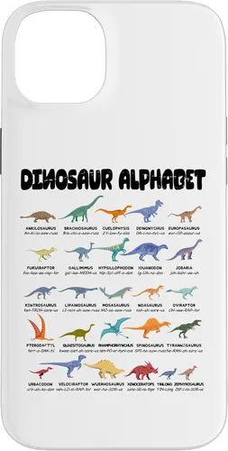 Vista 15 de iPhone 16 Alfabeto de dinosaurio - Tipos de dinosaurios - Estuche de identificación de dinosaurios