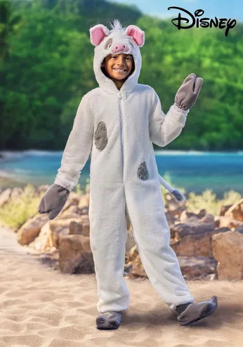 Vista 2 de Disfraz infantil de Pua Moana, Blanco