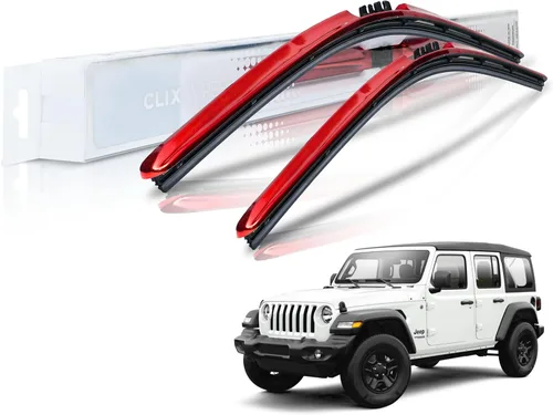 Vista 16 de ClixWipers - Limpiaparabrisas de repuesto de fibra de carbono negra de 14 + 14 pulgadas (juego de 2) para todo tipo de clima, limpiaparabrisas