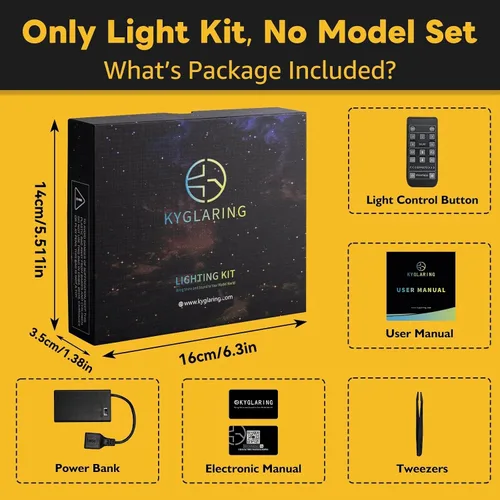 Vista 2 de Kyglaring Kit de luces compatible con Lego 10358 (sin luz de modelo), accesorios de iluminación LED de control remoto compatibles