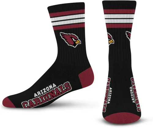 Vista 26 de For Bare Feet - Calcetines para hombre de la NFL, con 4 rayas, de la serie Deuce Performance Crew Los Ángeles Rams