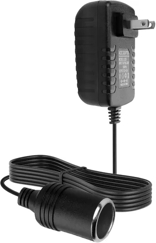 Vista 11 de Herfair Convertidor de CA a CC 2A 24W Adaptador de enchufe para encendedor de cigarrillos de automóvil, cable de alimentación 110-240V a 12V AC/DC