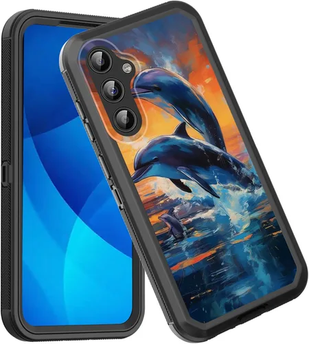 Vista 149 de Funda para Galaxy A14 5G, a prueba de golpes, 3 capas, protección de cuerpo completo, resistente, de alto impacto, para Samsung Galaxy A14 5G de 6.6
