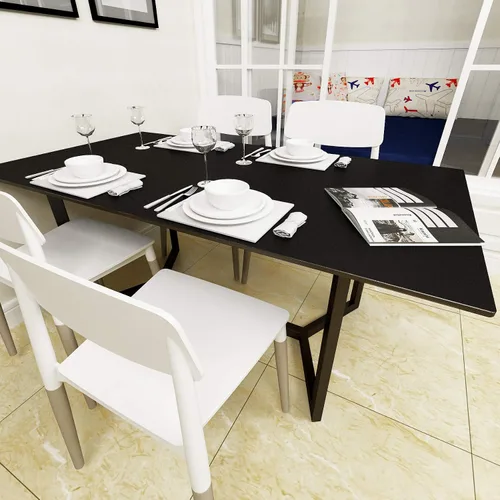 Vista 3 de Livelynine Papel de Contacto Negro Mate para Gabinetes Impermeable Despegar y Pegar Papel Tapiz Negro para Gabinete Envoltura de Vinilo Escritorio