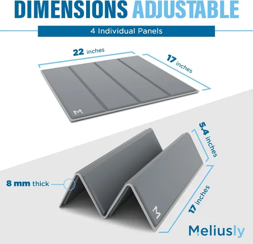 Vista 4 de Tabla de apoyo para cojín de silla para asiento caído (17 x 22), paquete de 2 Seat Support Under Cushions - 8mm Engineered Wood for Recliner &