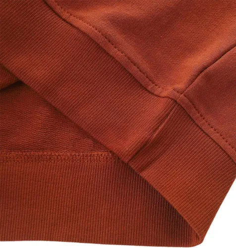 Vista 4 de Sudadera de algodón con cuello redondo y manga larga para niños pequeños