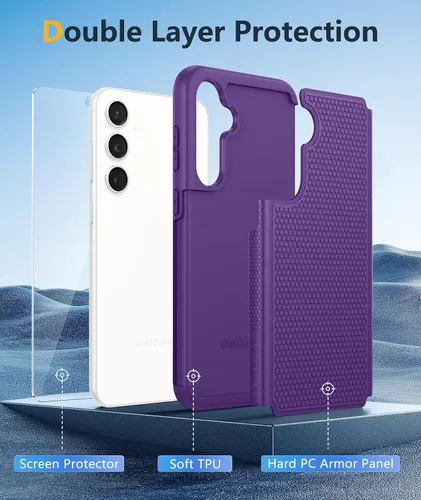 Vista 1009 de FNTCASE Funda para iPhone 17 Pro: Fundas delgadas translúcidas de color azul claro compatibles con MagSafe, protección completa de la cámara