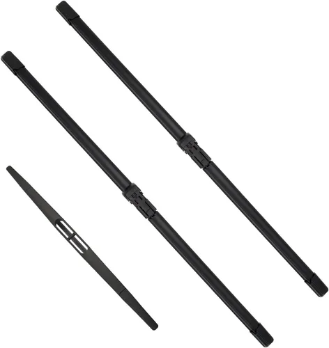 Vista 36 de JustCar - 3 limpiaparabrisas para Jeep Wangler 2007-2017 y Jeep Wrangler JK 2008-2018, repuesto de equipo original - 15, 15 y 12E pulgadas - juego