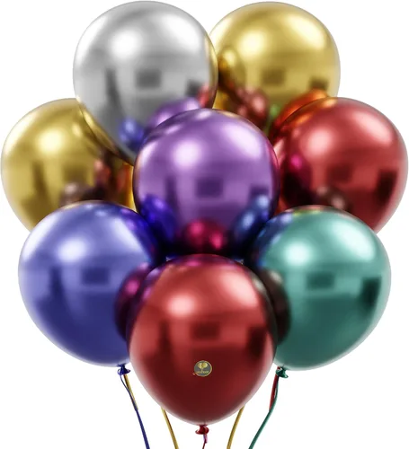 Vista 47 de AFTERLOON® - Mini globos de látex de goma natural, 50 unidades, color amarillo albaricoque, de 5 pulgadas, sin plástico, alternativo, color mate