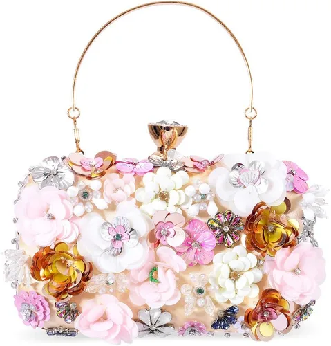 Vista 17 de Cartera de mano de mujer para la noche, de diseño, bolso de mano para damas, para fiestas, casamientos, ideal para regalar Hand Bag, Lady, Party