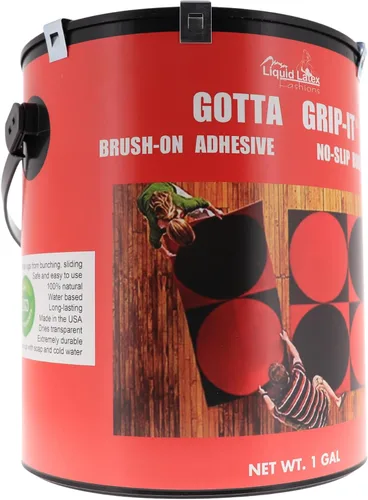 Vista 3 de Gotta Grip-It - Alfombra antideslizante de goma fijadora, 1 galón, segura y fácil de usar, lavable a máquina y apta para secadora, adhesivo