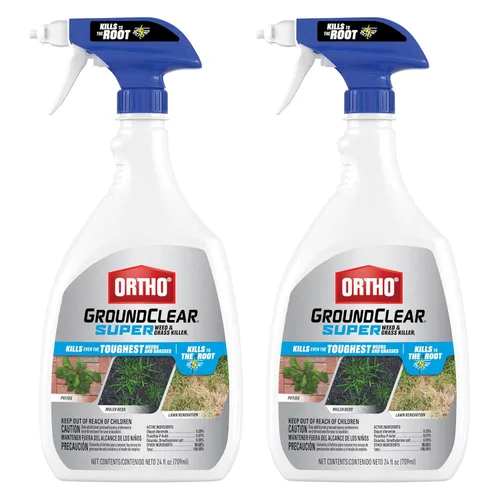 Vista 22 de Ortho GroundClear - Herbicida super concentrado para malezas y hierbas, fórmula de acción rápida que elimina las malas hierbas y hierbas más