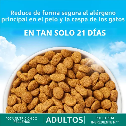 Vista 6 de Purina ONE LiveClear - Comida seca para gatos con reducción de alérgenos con pollo real como ingrediente principal - Bolsa de 3 libras