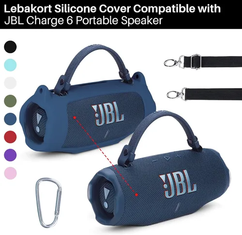 Vista 9 de Funda de silicona + funda rígida para altavoz portátil JBL Charge 6