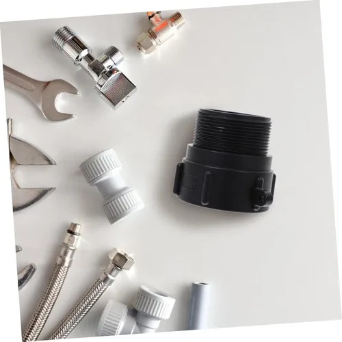 Vista 2 de Adaptador de asas Ibc resistente a Npt Conector con junta de tanque Ibc duradero para conexión a prueba de fugas y compatibilidad de manguera