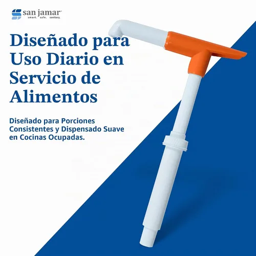 Vista 7 de Kit de bomba y mega bomba con 6 piezas San Jamar P7410