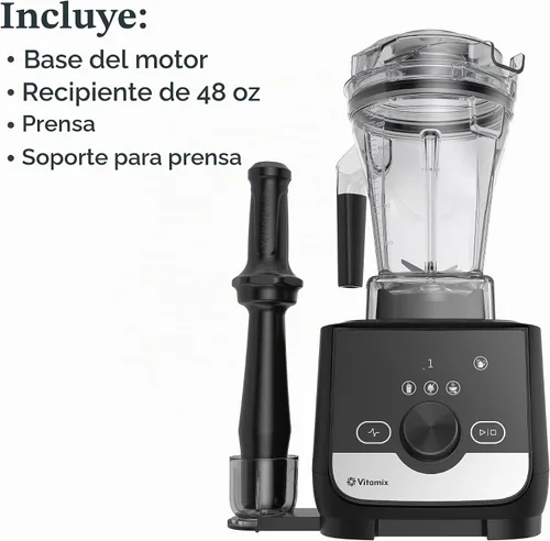 Vista 6 de Vitamix Ascent X3 Licuadora con tres programas de mezcla, programa de autolimpieza, licuadora de grado profesional para batidos, sopas y más Blanco