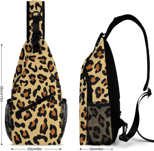 Vista 2 de IMPCOKRU Mochila cruzada para hombres y mujeres, mochila de hombro ligera para deportes casuales, viajes, senderismo., camuflaje