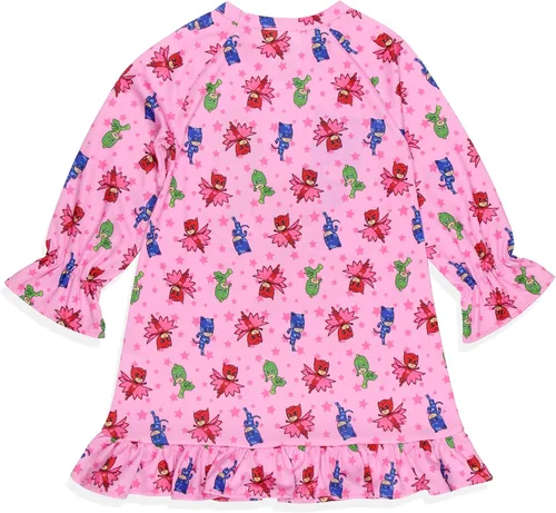Vista 4 de INTIMO PJ Masks - Camisón de pijama para niña, Gekko Catboy Owlette