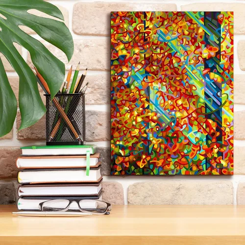 Vista 6 de Epic Graffiti 'Beaming' de Mandy Budan, arte de pared en lienzo, 12 x 16 pulgadas