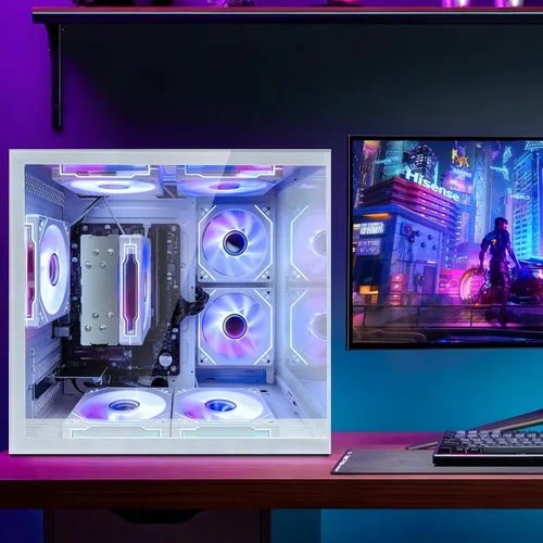 Vista 7 de suevery Computadoras de escritorio preconstruidas AMD Ryzen5 4Cores hasta