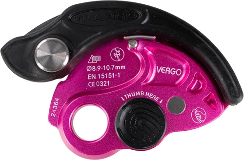 Vista 8 de TRANGO Vergo Belay - Dispositivo de escalada en roca, protección de rapeling, (cuerdas de 0.350-0.421 in)