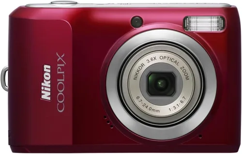 Vista 3 de Nikon Coolpix L20 - Cámara digital de 10MP con zoom óptico de 3.6 y LCD de 3 pulgadas, color rojo oscuro