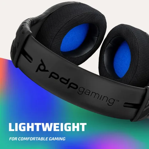 Vista 4 de PDP AIRLITE PRO Wireless Power Stereo Gaming Headset with Noise Cancelling Microphone Compatible with PS5PS4PS3 ConsolePC Windows 10, Comfortable