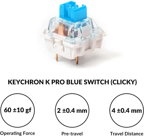 Vista 7 de Keychron V1 - Pomo de teclado mecánico personalizado con cable 75 de diseño QMKVIA programable con teclado intercambiable en caliente interruptor
