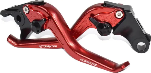 Vista 9 de Fishbone Pattern Short Brake Clutch Lever Set Compatible with Yamaha Fazer FZ-1 FZ-8 FZ-6 FZ-6R FZS60, CNC Aluminum Alloy Made (Black)
