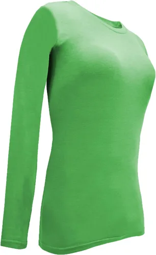 Vista 111 de Natural Uniforms Camiseta Under Scrub para mujer, cuello redondo, manga larga, paquete de 3, paquete múltiple de 3