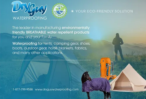Vista 4 de Outdoor Gear tienda de campaña tela y Espray impermeabilizador