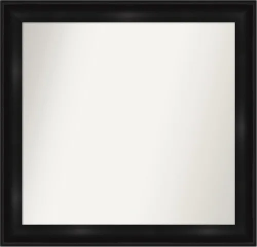 Vista 339 de Amanti Art Espejo personalizado, gran espejo de baño estrecho, espejo de pared o espejo de tocador de baño sobre el fregadero (24 x 24 pulgadas)