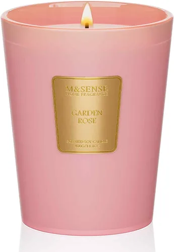 Vista 42 de M&SENSE - Vela de cera de soja natural aromática de 35 onzas, extragrande, 3 mechas, 150 horas, larga duración, combustión lenta, para decoración
