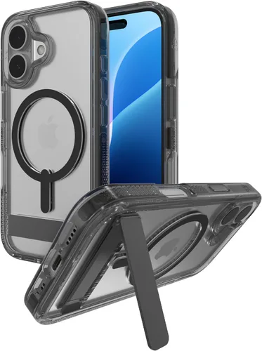 Vista 53 de ZAGG Gear4 Santa Cruz Snap Case para Apple iPhone 14, protección contra caídas D30 de hasta 13 pies (4 m), compatible con carga inalámbrica, parte