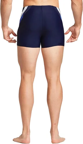 Vista 3 de BALEAF Traje de baño deportivo de pierna cuadrada para hombre