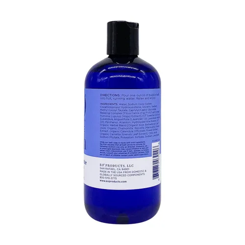Vista 3 de EO, Bubble Bath French Lavender Organic, 12 Fl Oz