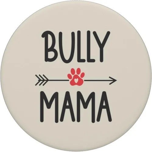 Vista 3 de American Bully Mama - Divertido regalo para dueño de perro matón para mujer, PopSockets intercambiables