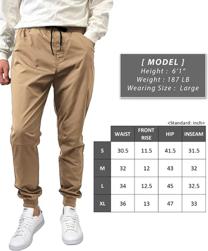 Vista 7 de Southpole Men's Basic Tech Woven Nylon Jogger Pants
