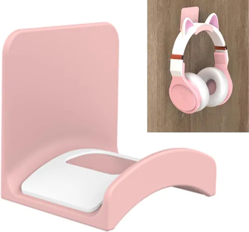 Vista 11 de SOKUSIN Soporte para auriculares, soporte adhesivo para auriculares para juegos, gancho universal de montaje en pared para todos los Negro