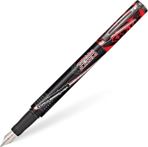 Vista 13 de Pluma estilográfica Sheaffer Pop con borde cromado y punta media, en caja de regalo, Clásico - Lila