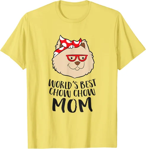 Vista 19 de World's Best Chow Chow mamá lindo Chow Chow perro mamá camiseta Blanco