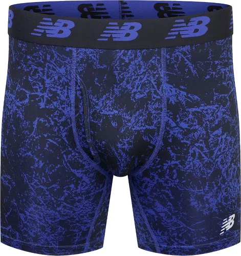 Vista 3 de New Balance Men's 6" Premium Performance Boxer Brief with Fly Front (3 Pack)