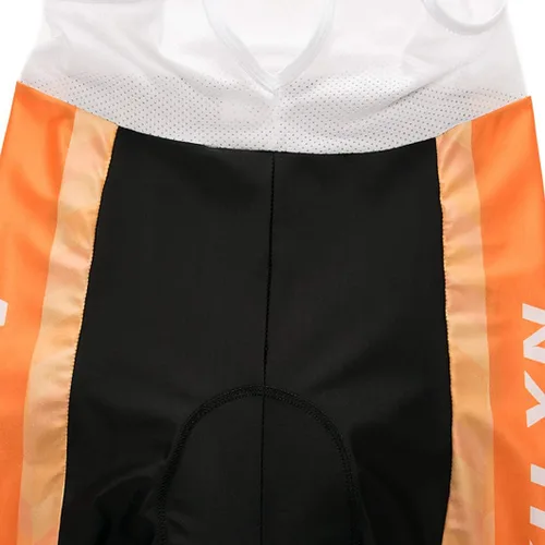 Vista 5 de Conjunto de camiseta de ciclismo de secado rápido para hombre, camiseta de bicicleta de carretera + pantalones cortos con almohadilla de gel 9D, kit