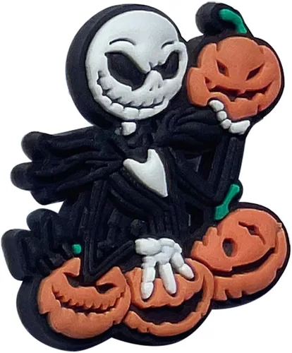 Vista 4 de 53 dijes de zapatos de película de terror de Halloween para zapatos tipo zueco y dibujos animados para adolescentes, niños, niñas, hombres