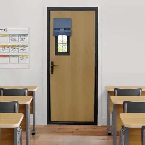 Vista 101 de HOMEIDEAS Cortinas Opacas para Aula para Puerta Principal, Cubierta de Ventana de Puerta de Aula, Persianas de Privacidad con Aislamiento Térmico