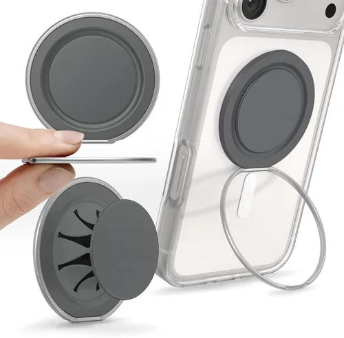 Vista 18 de PopSockets Agarre Low-Pro para MagSafe, perfil delgado, color negro