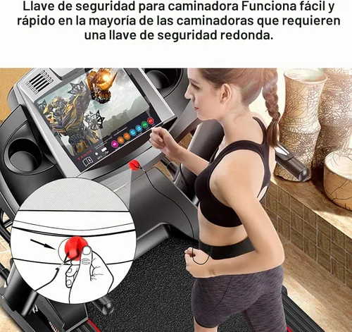 Vista 2 de EEEKit Llave de seguridad magnética para cinta de correr