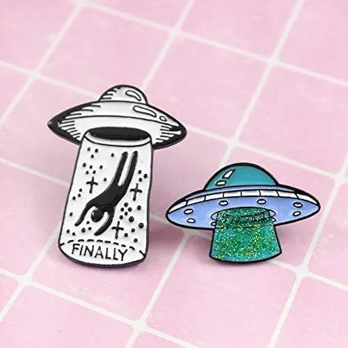 Vista 6 de Flairs New York - Broche de solapa esmaltado hecho a mano, Finalmente me llevó